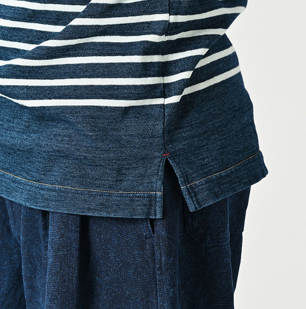 Indigo Basque 908 Shirt Nou (Size 3, 4, 5) Detail
