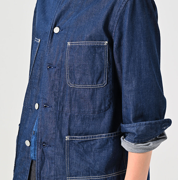 Mon-petit Denim 908 4-pocket Shirt Nou Detail