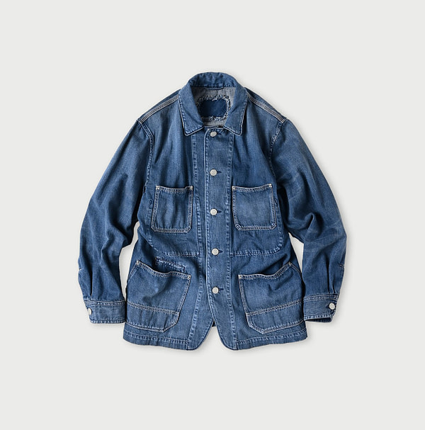 Mon-petit Denim 908 4-pocket Shirt Tan