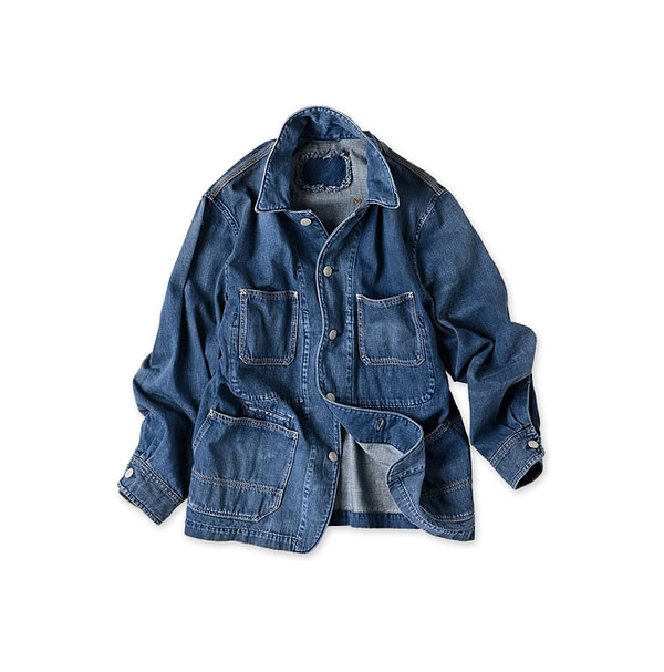 Mon-petit Denim 908 4-pocket Shirt Tan