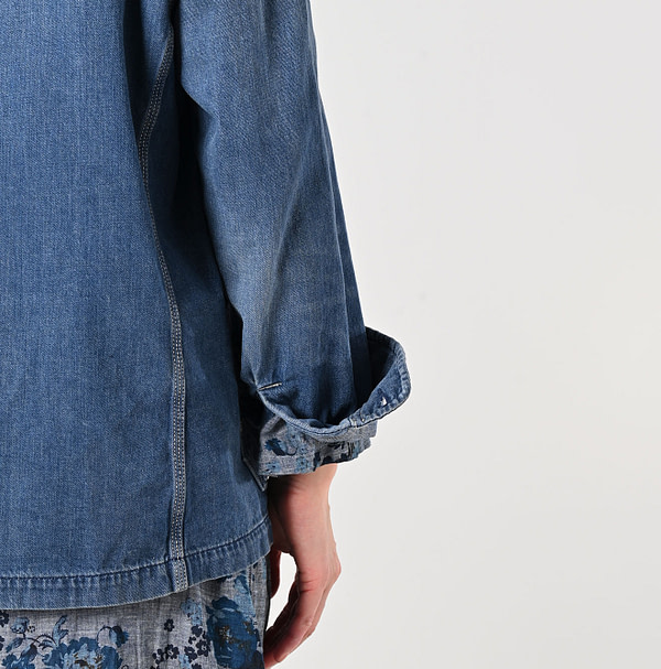 Mon-petit Denim 908 4-pocket Shirt Tan Detail