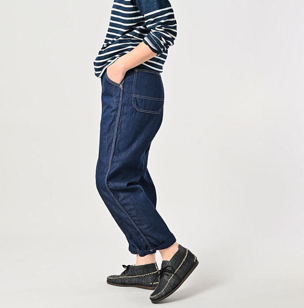 Mon-petit Denim 908 Paker Pants Nou Female Model