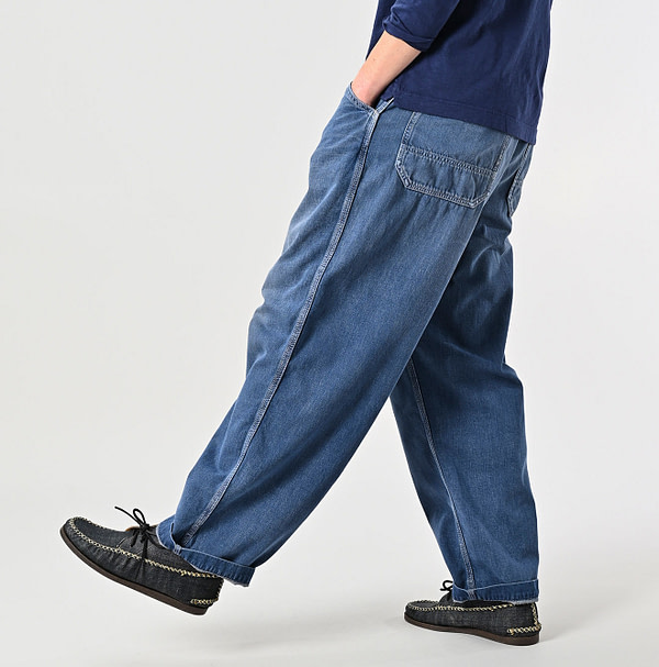 Mon-petit Denim 908 Paker Pants Tan Male Model