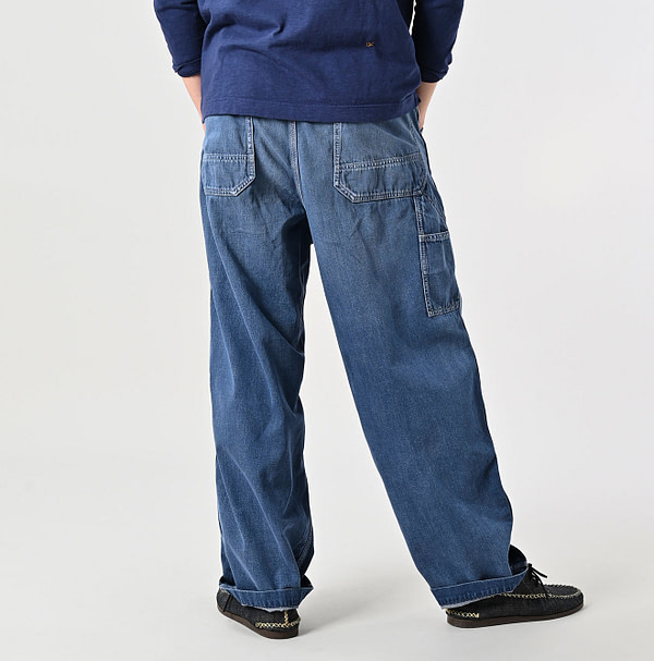 Mon-petit Denim 908 Paker Pants Tan Male Model