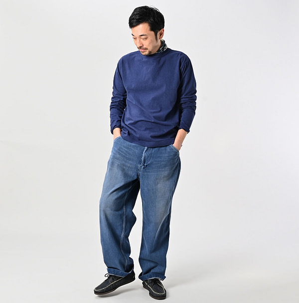 Mon-petit Denim 908 Paker Pants Tan Male Model