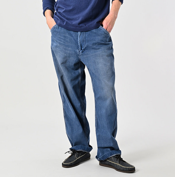 Mon-petit Denim 908 Paker Pants Tan Male Model