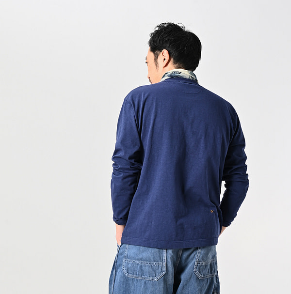 Long Sleeve 908 45 Star T-shirt Male Model