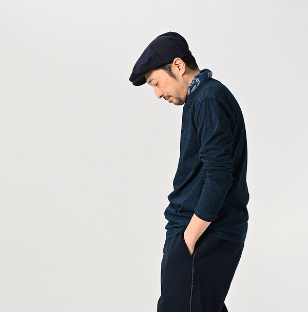 Indigo Long Sleeve 908 45 Star T-shirt Nou Male Model