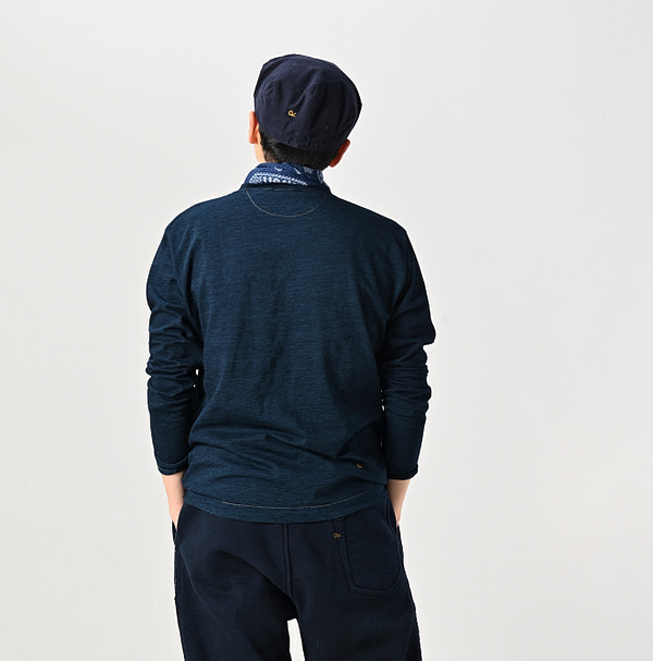 Indigo Long Sleeve 908 45 Star T-shirt Nou Male Model