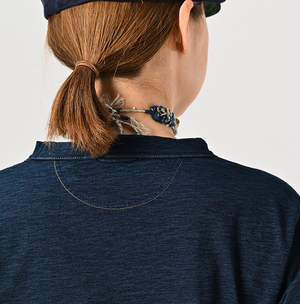 Indigo Long Sleeve 908 45 Star T-shirt Nou Detail