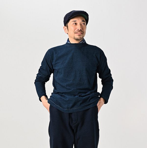 Indigo Long Sleeve 908 45 Star T-shirt Nou Male Model