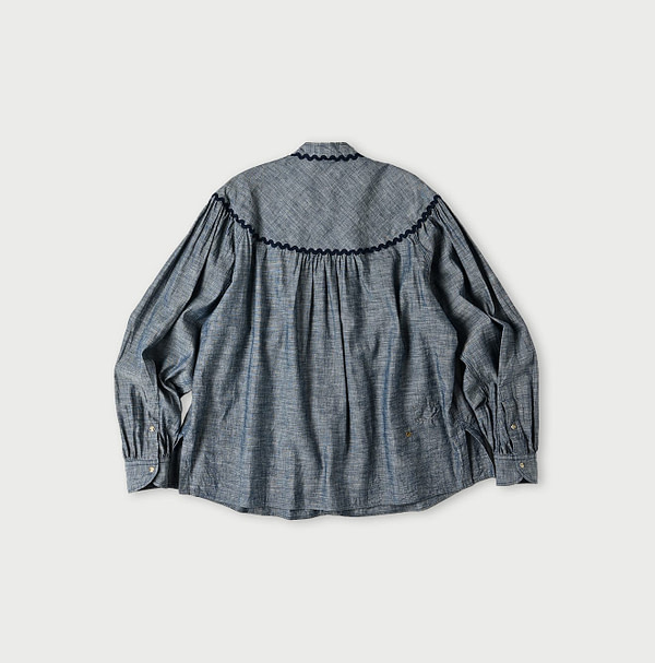 Ruri Dungaree Tambourine Shirt Nou Back