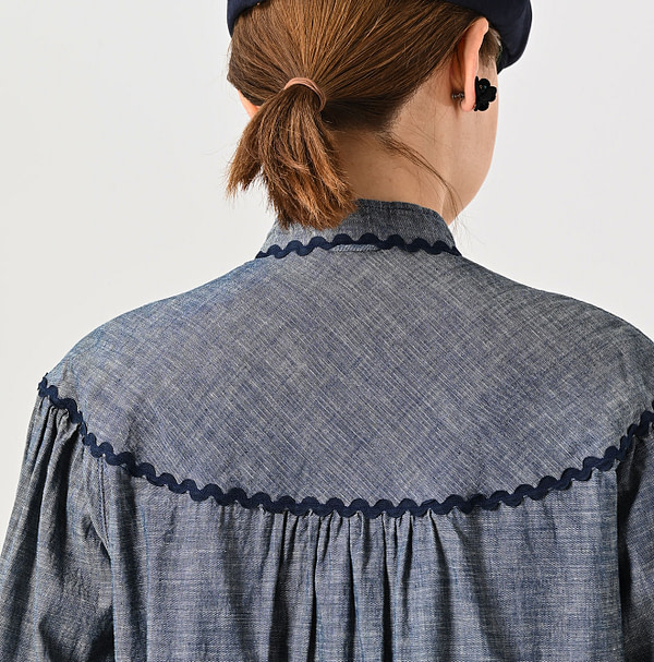 Ruri Dungaree Tambourine Shirt Nou Detail
