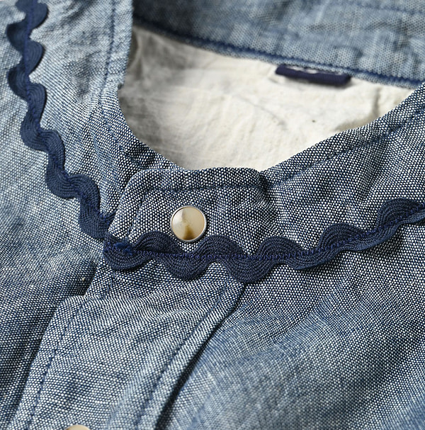 Ruri Dungaree Tambourine Shirt Nou Detail