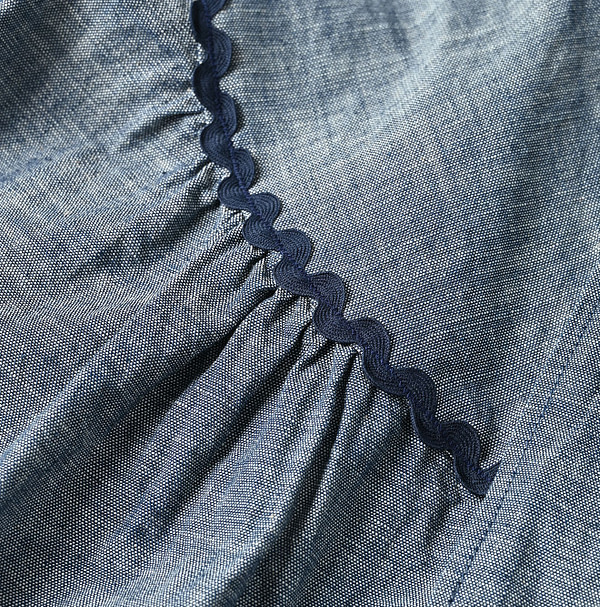 Ruri Dungaree Tambourine Shirt Nou Detail