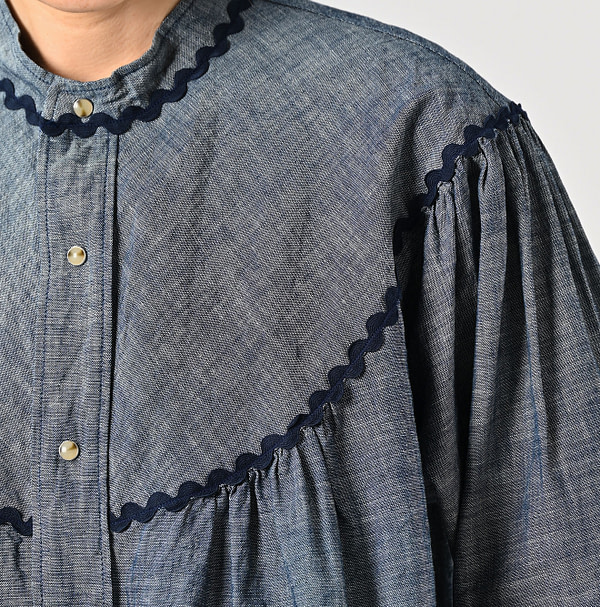 Ruri Dungaree Tambourine Shirt Nou Detail