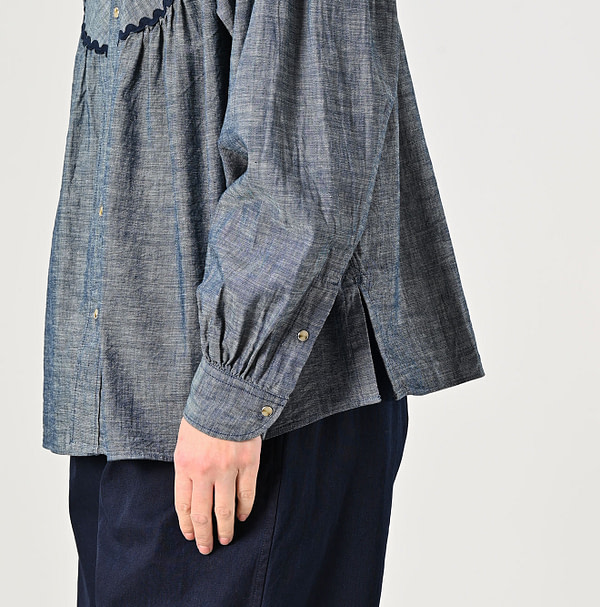 Ruri Dungaree Tambourine Shirt Nou Detail