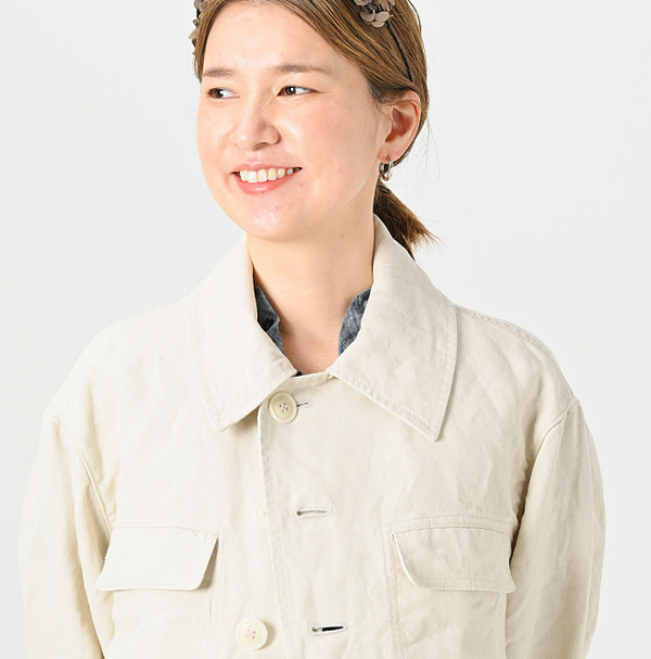 Linen Duck 908 Hunting Jacket Detail