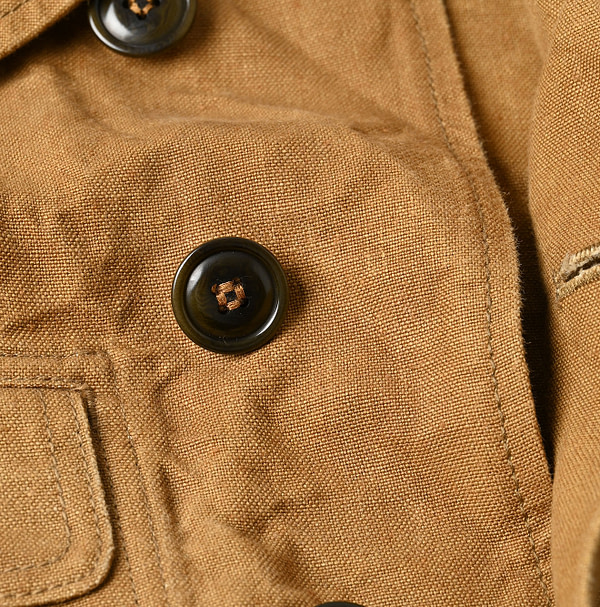 Linen Duck 908 Hunting Jacket Detail