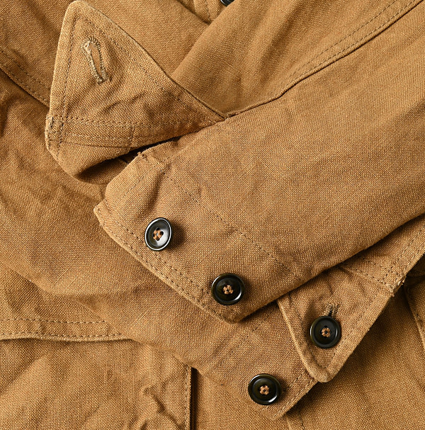 Linen Duck 908 Hunting Jacket Detail