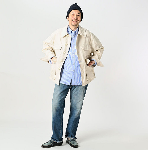 Linen Duck 908 Hunting Jacket Male Model