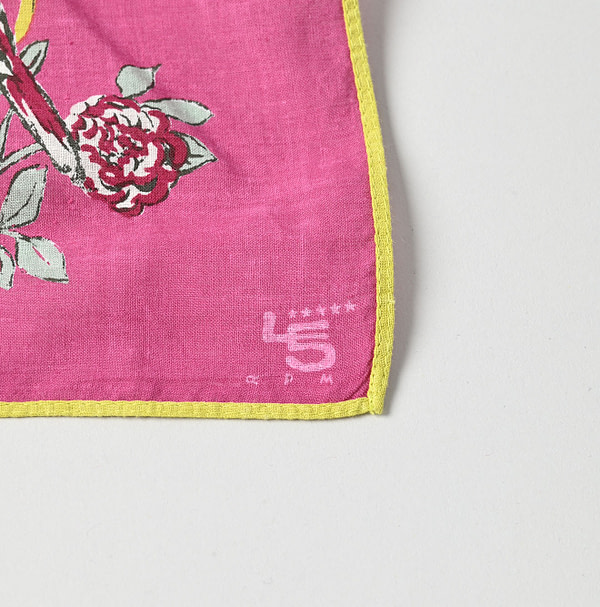 Khadi Bird Garden Bandana Detail