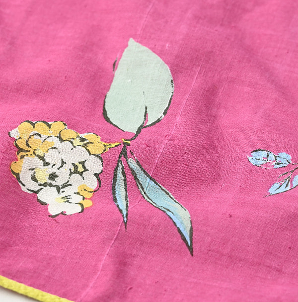 Khadi Bird Garden Bandana Detail
