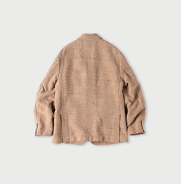 Cotton Linen Tweed Notting Hill Jacket Back