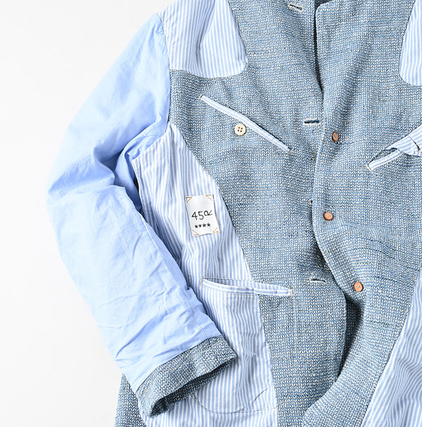 Cotton Linen Tweed Notting Hill Jacket Detail