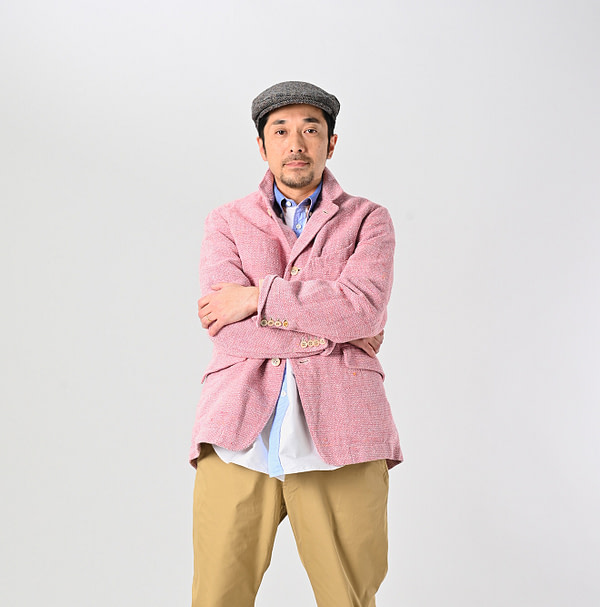 Cotton Linen Tweed Notting Hill Jacket Male Model