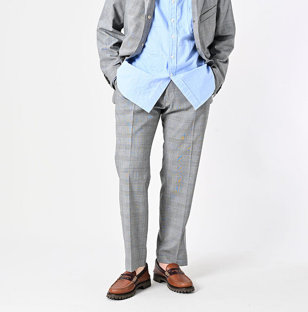 Summer Wool Easy Slacks MEN Male Model