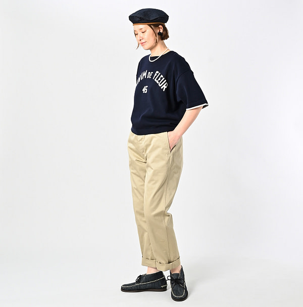 Chino Crosby Slacks MEN Female Model