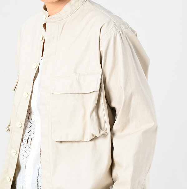 Thin Back Satin 908 Neem Shirt Detail