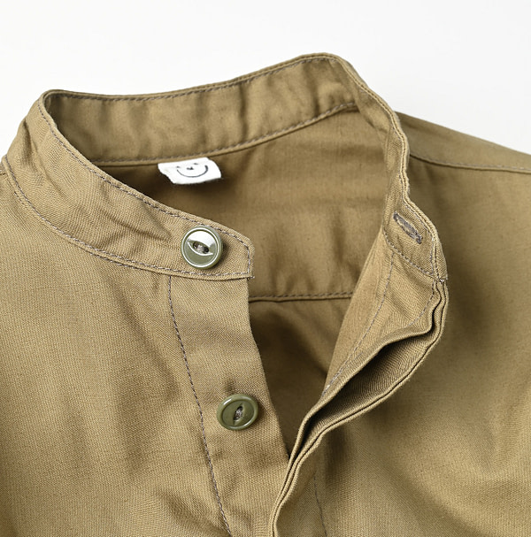 Thin Back Satin 908 Neem Shirt Detail