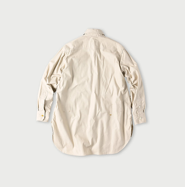 Thin Back Satin 908 Gacha-Pocket Shirt Back