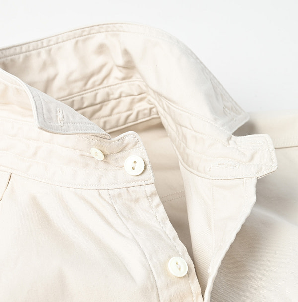 Thin Back Satin 908 Gacha-Pocket Shirt Detail
