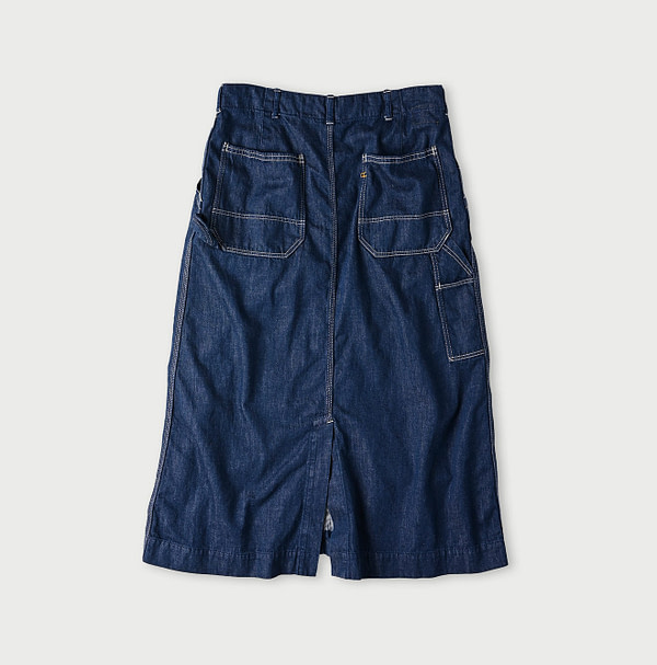 Mon-petit Denim Painter Skirt Back