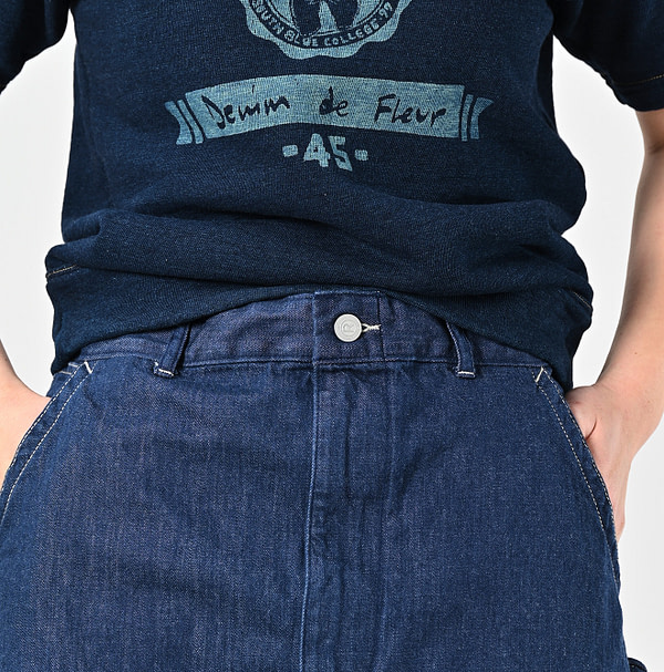 Mon-petit Denim Painter Skirt Detail