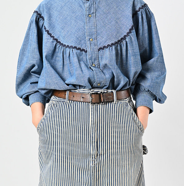 Mon-petit Denim Painter Skirt Detail