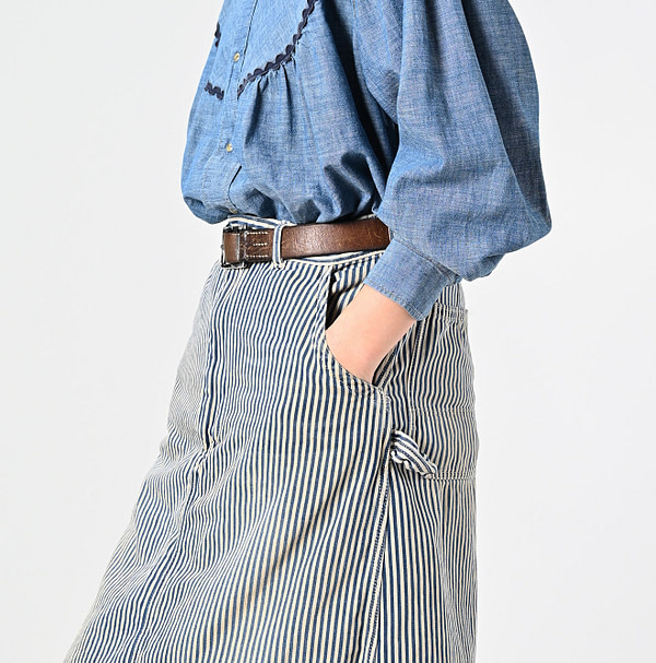 Mon-petit Denim Painter Skirt Detail