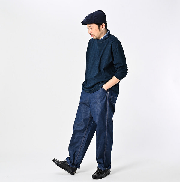 Indigo Tenjiku 908 Ocean T-shirt Nou Male Model