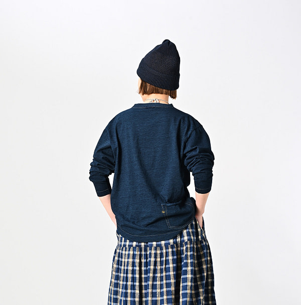 Indigo Tenjiku 908 Ocean T-shirt Nou Female Model