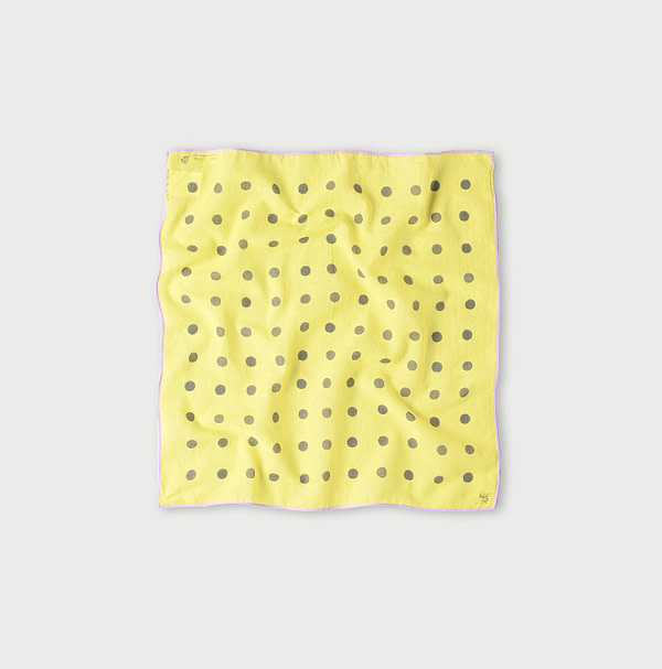 Gauze Marukoro Bandana Yellow
