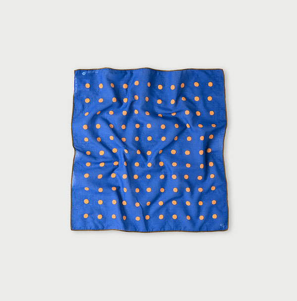 Gauze Marukoro Bandana Blue