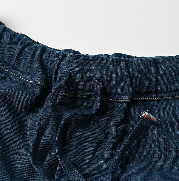 Indigo Dekoboko Tenjiku 908 Sweat Pants Detail