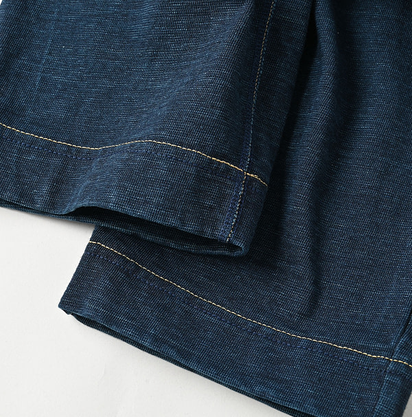 Indigo Dekoboko Tenjiku 908 Sweat Pants Detail