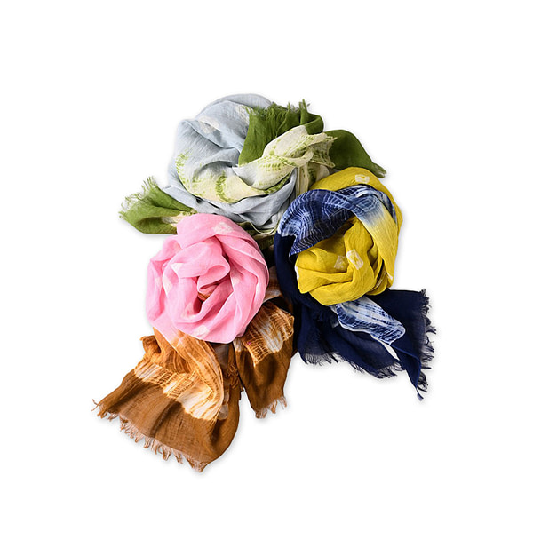 Indian Linen Tie-dye Stole