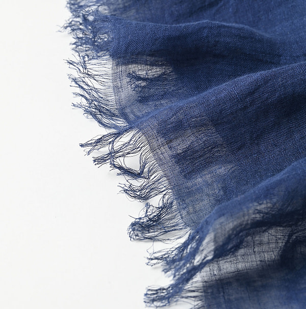 Indian Linen Tie-dye Stole Detail
