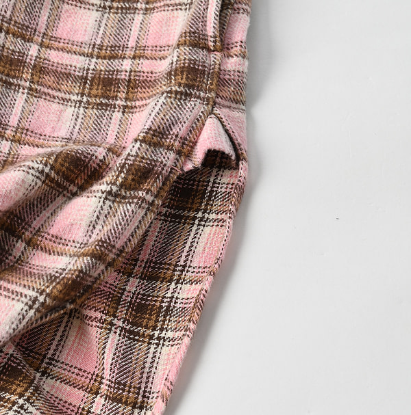 ONEONE Iroiro Indian Flannel Frill Tunic Detail