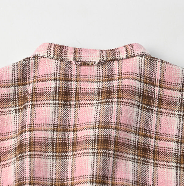 ONEONE Iroiro Indian Flannel Frill Tunic Detail